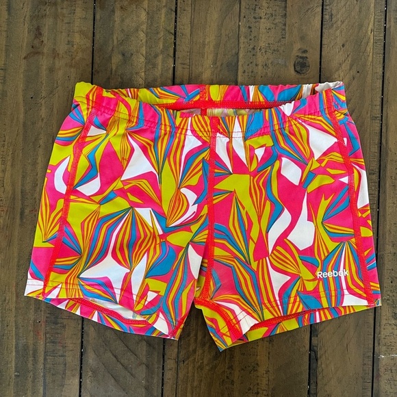 Reebok Pants - Reebok Women’s Fun Bright Printed Bike Shorts